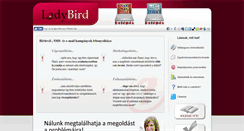 Desktop Screenshot of ladybird.hu